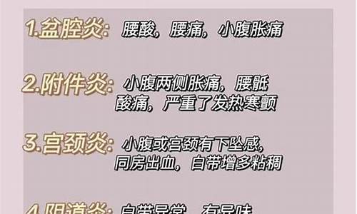 妇科炎症的临床表现_妇科炎症的常见表现